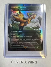 Paradise Chocobo - Birds of Paradise Borderless Foil x1, MTG, FIC, NM