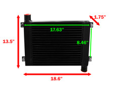 Belt Guard Aftercooler for 10 Horse Power Motor 3/4 Inch Female NPT Fitting