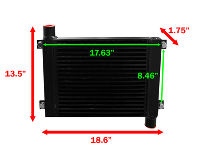 #ad Belt Guard Aftercooler for 10 Horse Power Motor 3 4 Inch Female NPT Fitting $134.00