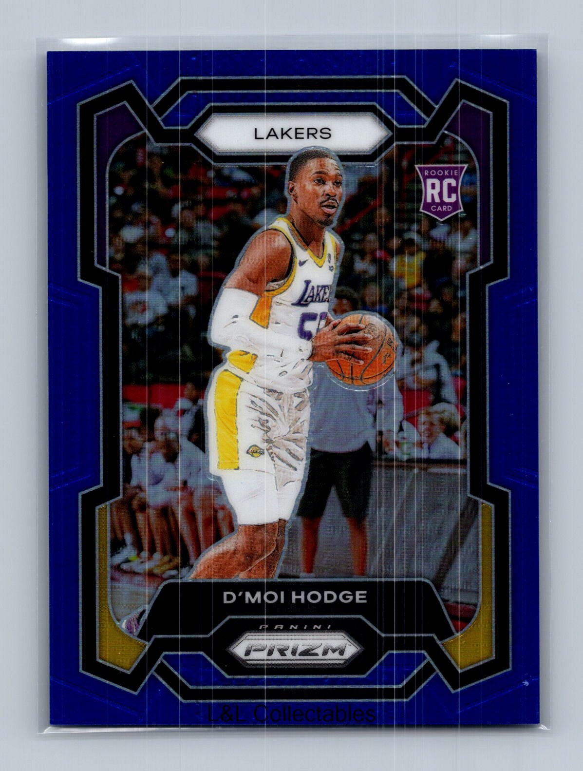 2023-24 Panini Prizm #298 D'Moi Hodge Prizms Blue #/199