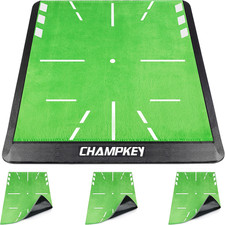 Heavy-Duty Golf Hitting Mat - Swing Path Feedback Golf Practice Mat