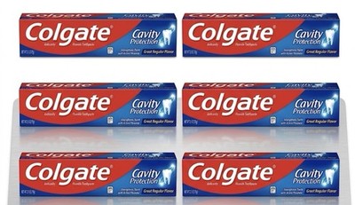Colgate Cavity Protection Fluoride Toothpaste 2.5oz - SET OF 6
