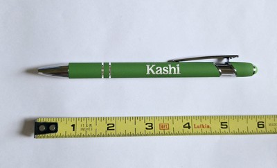 OFFICIAL NEW KASHI PROMO PEN - BLACK INK STYLUS CEREAL KELLOGGS GRANOLA BRAND