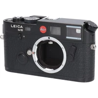 Leica M6 TTL 0.72 Rangefinder 35mm Film Camera Body Black Chrome Used H0620