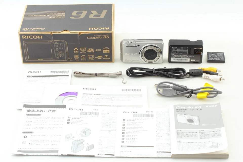 [MINT] RICOH Caplio R6 Red 7.2 MP Digital Camera w/Box FROM JAPAN - Image 2 of 4