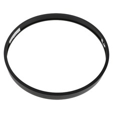  Cadre photo rond en aluminium, cadre circulaire noir mat brossé de 30 cm (12