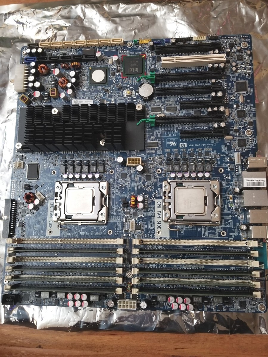机 HP Z800 Workstation Motherboard 591182-001 460838-003 + 2x Xeon