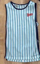 Vintage 1980’s Wendy’s Striped Employee Uniform Top/Apron Size Small