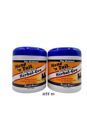 Mane 'N Tail - Herbal Gro MAXIMUM - 5.5 oz - 2 Units- Free Shipping - New