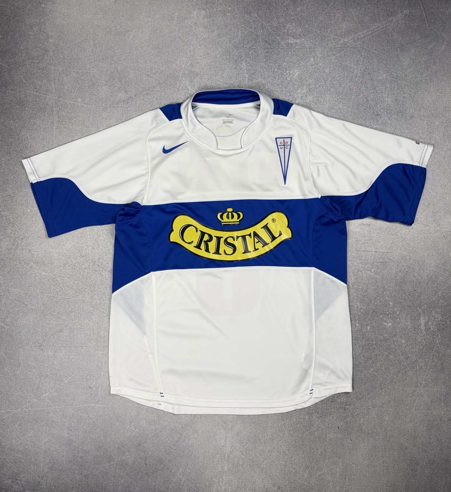 Universidad Católica 2004/05 Nike Home Jersey Custom Nene #8 Cristal Rare VTG L