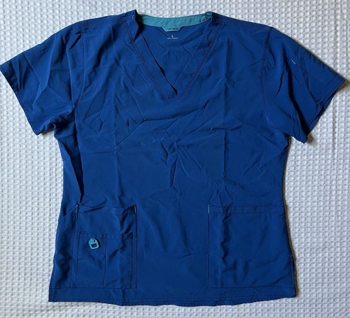 CARHARTT Cross-Flex Force V-Neck Scrub Top Women's L