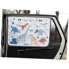 Magnetic Car Sun Shade Curtain for Side Window   Sun Blocker and UV Dinosaur