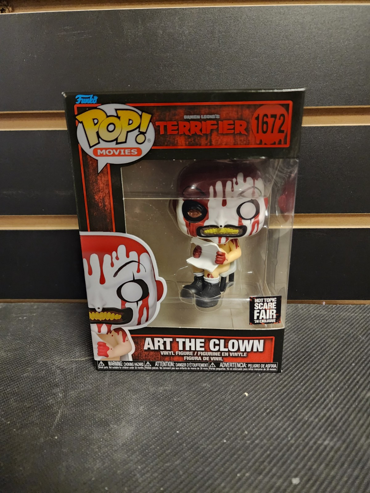 Funko Pop! Vinilo: Terrifier - Art the Clown - Hot Topic (Exclusivo) #1672