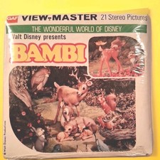 Vintage - GAF View-master/ Wonderful World Of Disney Bambi.