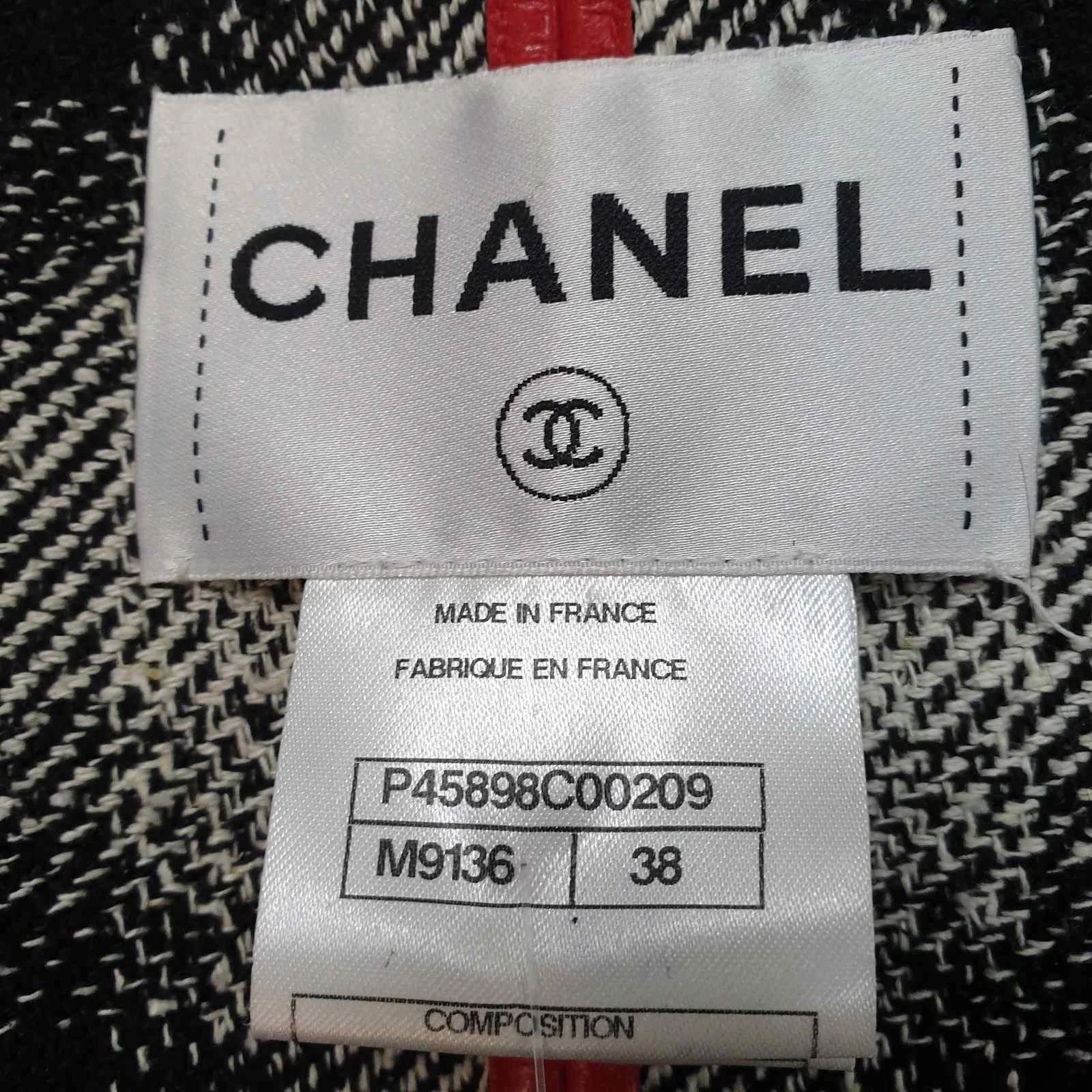 Trench cappotto pelle rosso Chanel 2013 tg.38