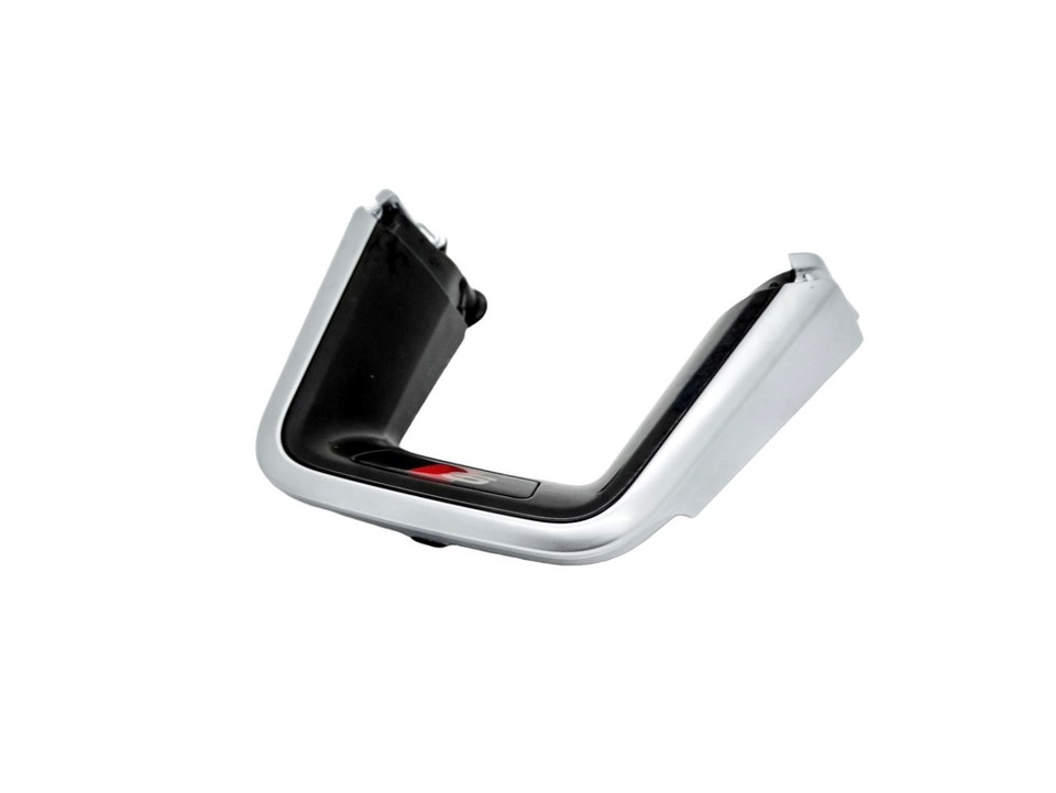 Audi A6 A7 Q8 e-tron Blenda Emblema S Nero Cromo Lenkrademblem ...