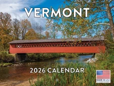 Vermont Calendar 2026 Monthly Wall Calender 12 Month 12x18