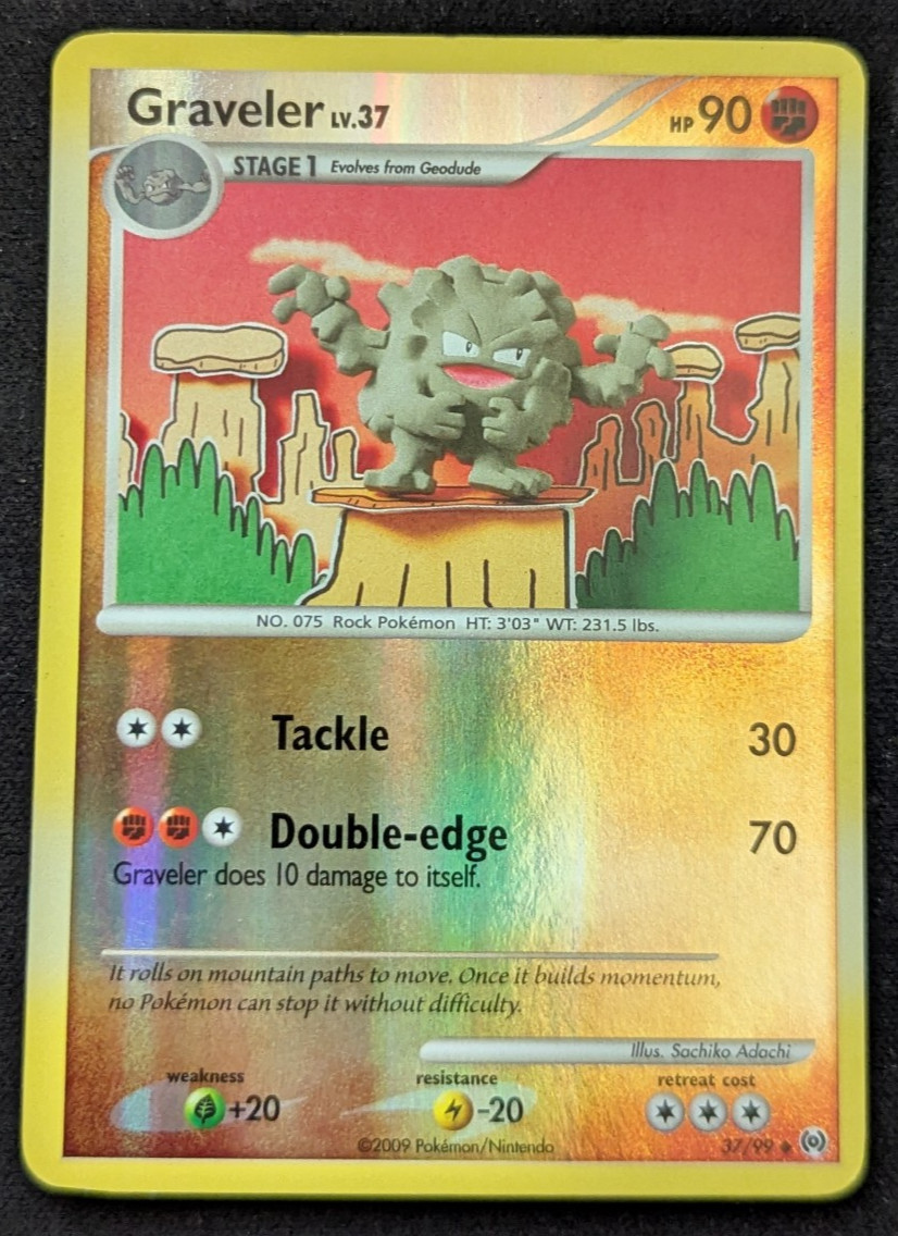 Graveler 37/99 Platinum Arceus Reverse Holo NM Pokemon TCG Cards