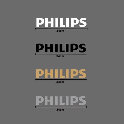 Philips Sponsor Patch 34cm   Heat Transfer Iron-On Logo for Soccer Jersey Badge