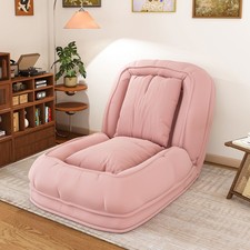 Upholstered Human Dog Bed for Adults and Pets Foldable Lazy Sofa Bed Adjustable