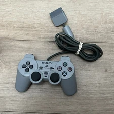 Sony PlayStation PS1 Official OEM Gray Analog Controller SCPH-1200