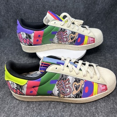 Adidas Superstar Kris Andrew Small Pride Men's 11.5 Multicolor Graphic GX6395
