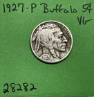 1927-P  Buffalo 🦬 Indian Head Nickel 5c Vg Very Good