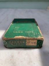 Vintage Greenfield GTD 1/2-13 NC Hand Tap 3-piece Set Restoration Grade