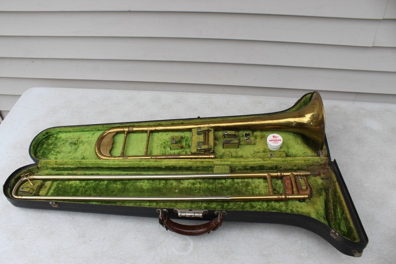 Buescher Grand Trombone 38 LP Serial 162331 Small Bore READ  NO RESERVE AUCTION
