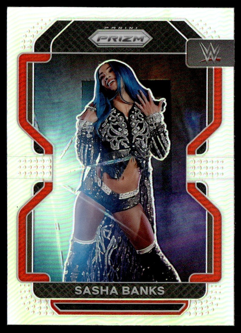 2022 Panini Prizm WWE Silver Sasha Banks #102 D