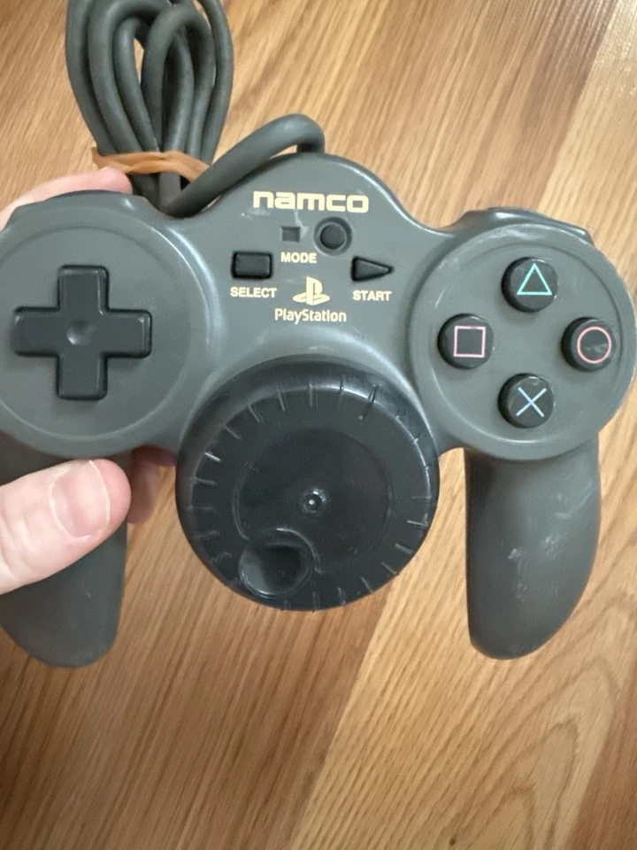 Controle PS JOGCON Jog Con Namco NPC-105 Control Pad Para Playstation PS1 - Imagem 2 de 4