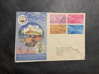 India 1954 FDC 1st day cover to Canada 100th Anniversary of Stamps in India