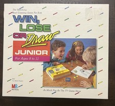 Vintage Win, Lose Or Draw Junior Board Game 1988 Milton Bradley - COMPLETE