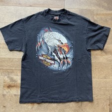 Vintage Harley Davidson Eagle Single Stitch T-shirt Large 90s