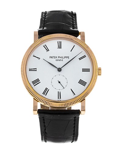 Patek Philippe Calatrava 36mm 5119R-001 18K Rose Gold Men's Watch