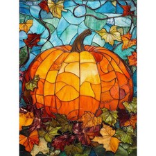 Pumpkin Diamond Art Kits for Adults,Fall Diamond Painting Kits for Beginner