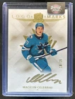 2024-25 Upper Deck The Cup Macklin Celebrini Logomarks Rookie Auto Gold RC #/15