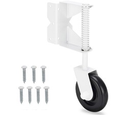 Gate Wheel Spring Loaded Gate Caster Heavy Duty Wooden Fence Gate Caster Wheel