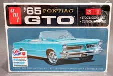 Amt 65 Pontiac Gto 125 Scale 2 In 1 Stockcustom Model Kit - Sealed