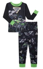Monster Jam - Boys - Long Sleeve Tee and Pants Pajama Sets - Size 4 - NWT