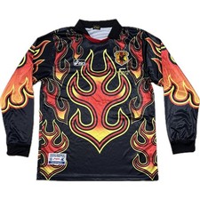 Asics Japan National Team FIFA World Cup Soccer Jersey Flame Mens 2XL