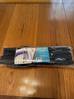 Boat OARS 45'' Plastic oars By Coleman Contoured Blades Easy to Assemble Set of 2