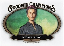 2020 Upper Deck Goodwin Champions Megan Rapinoe soccer card #99 USA Soccer
