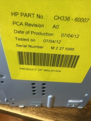 CH336-60007 Used Electronic Control Board For Hp Designjet 500