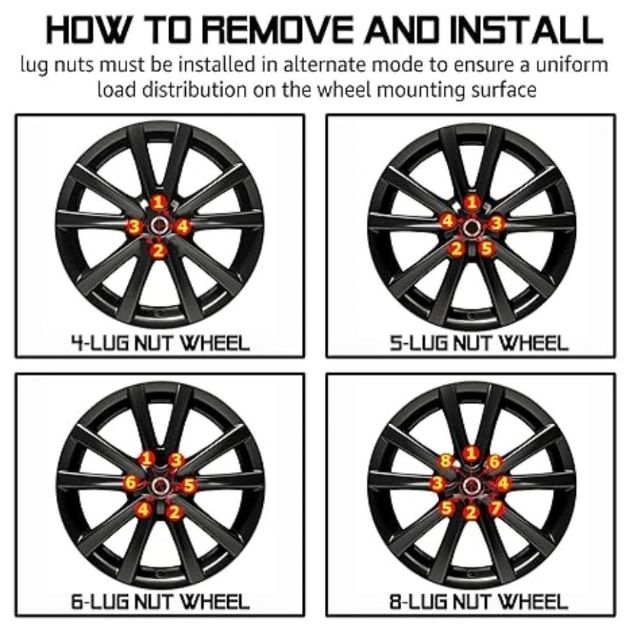 20PCS 1/2-20 Chrome Closed End Bulge Acorn Lug Nuts 1.89 inch - Cone -1.89 inch