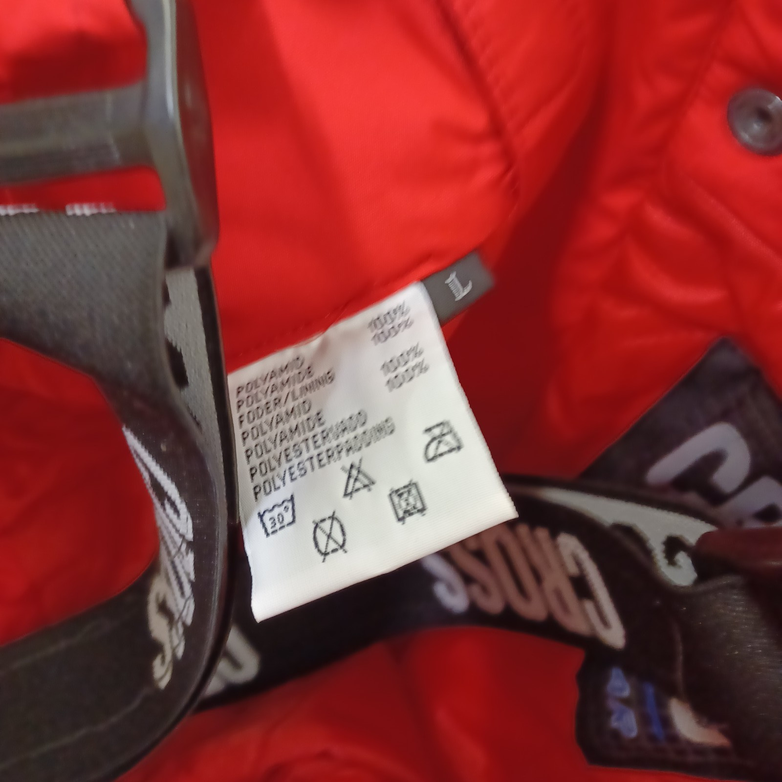 CROSS C.T.S. Technical Ski Pants Men's L Red Finetex 10000 Waterproof Salopet image 6