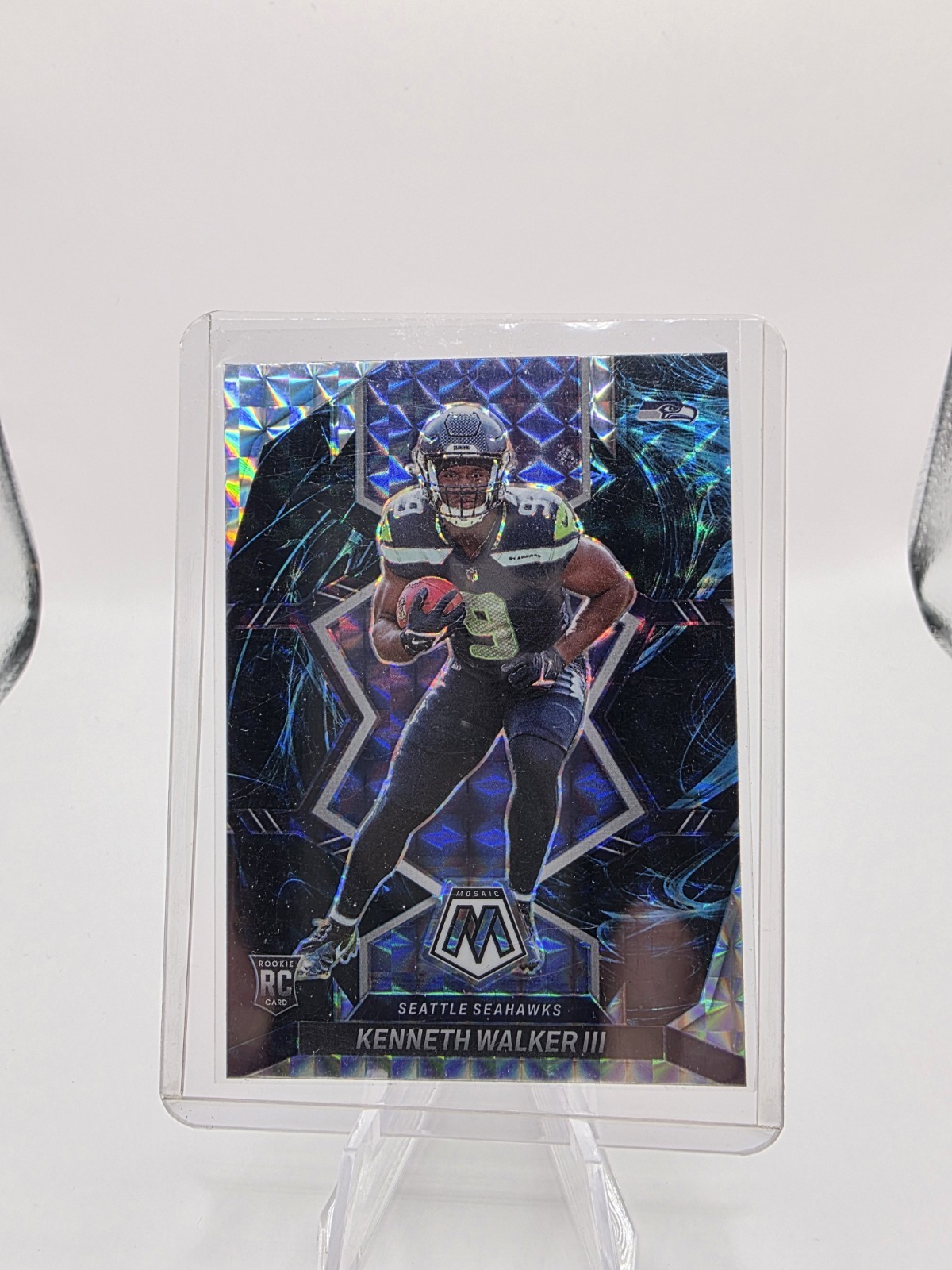 2022 Panini Mosaic Kenneth Walker III #308 Genesis Rookie RC Seahawks Case Hit