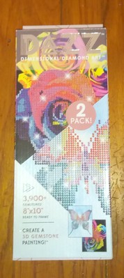 Dazz dimensional diamond art 2 pack