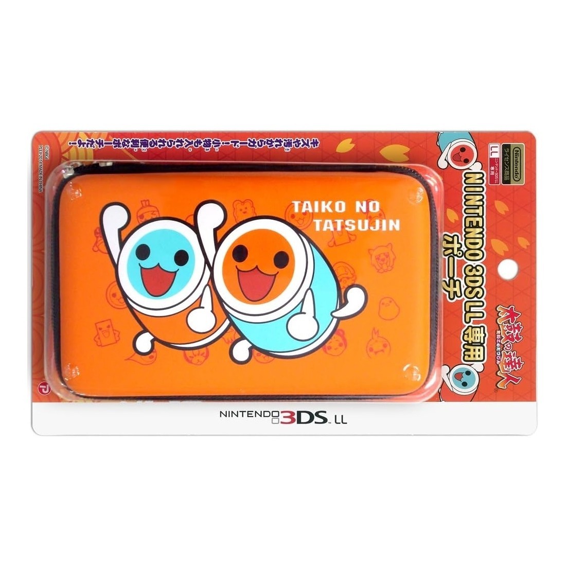 Taiko no Tatsujin Pouch case for NINTENDO 3DS XL PLEX BANDAI NAMCO Taiko no Tatsujin Pouch case for NINTENDO 3DS XL PLEX BANDAI NAMCO