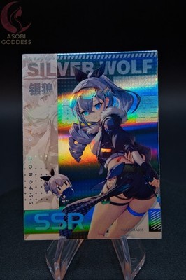 Silver Wolf Honkai Star Rail SSR NSMER1A035 Eternal Goddess Holo TCG Game Art